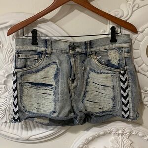 Beaded shorts